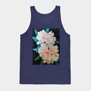 Pink rhodedendron watercolour painting Tank Top